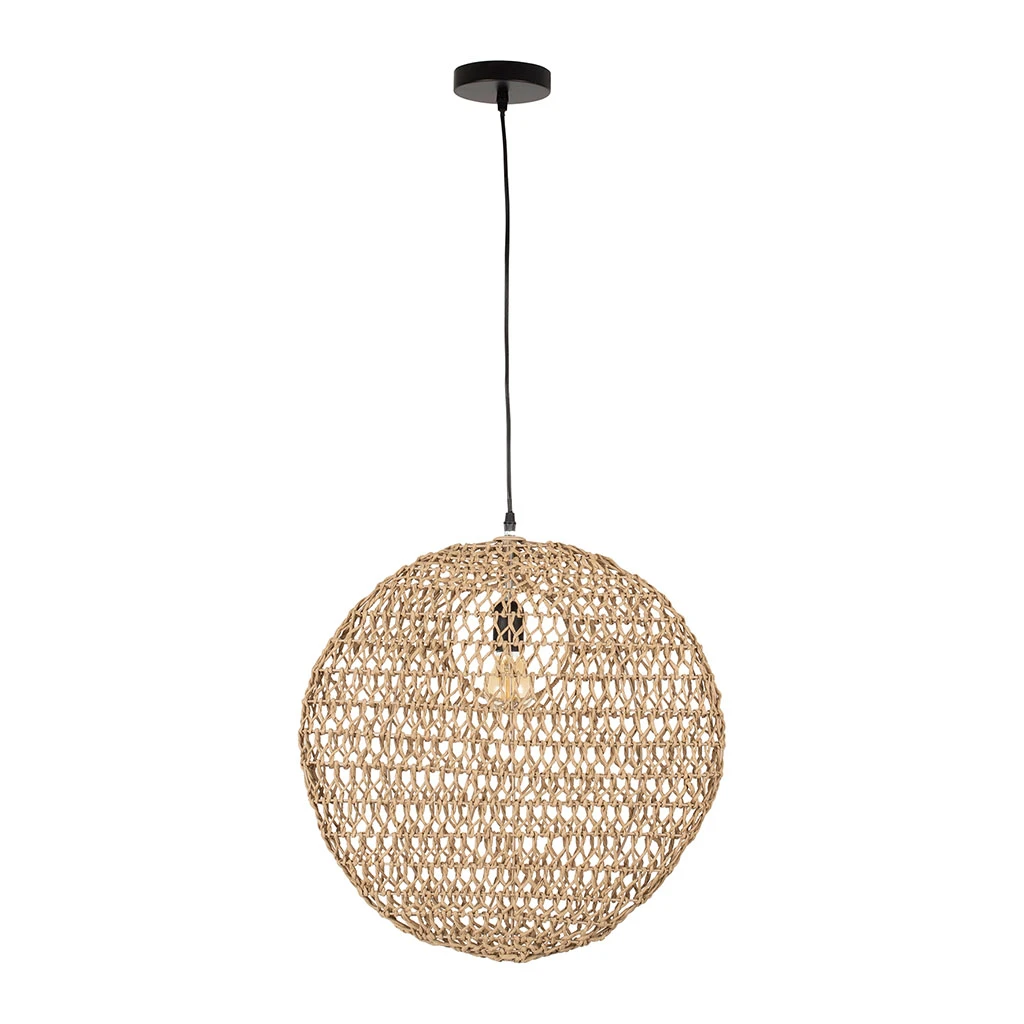 SEMA DESIGN Suspension En Corde De Papier D51cm Naturel - Calyp 2 SEMA DESIGN Suspension En Corde De Papier D51cm Naturel - Calyp – Image 2
