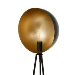 SEMA DESIGN Lampadaire En Fer H156cm Noir Et Doré - Ardecor -Market Set Shop 74450 DET01 WEB