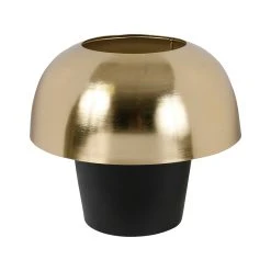 SEMA DESIGN Lampe D'ambiance Champart Doré Et Noir D29Xh26Cm