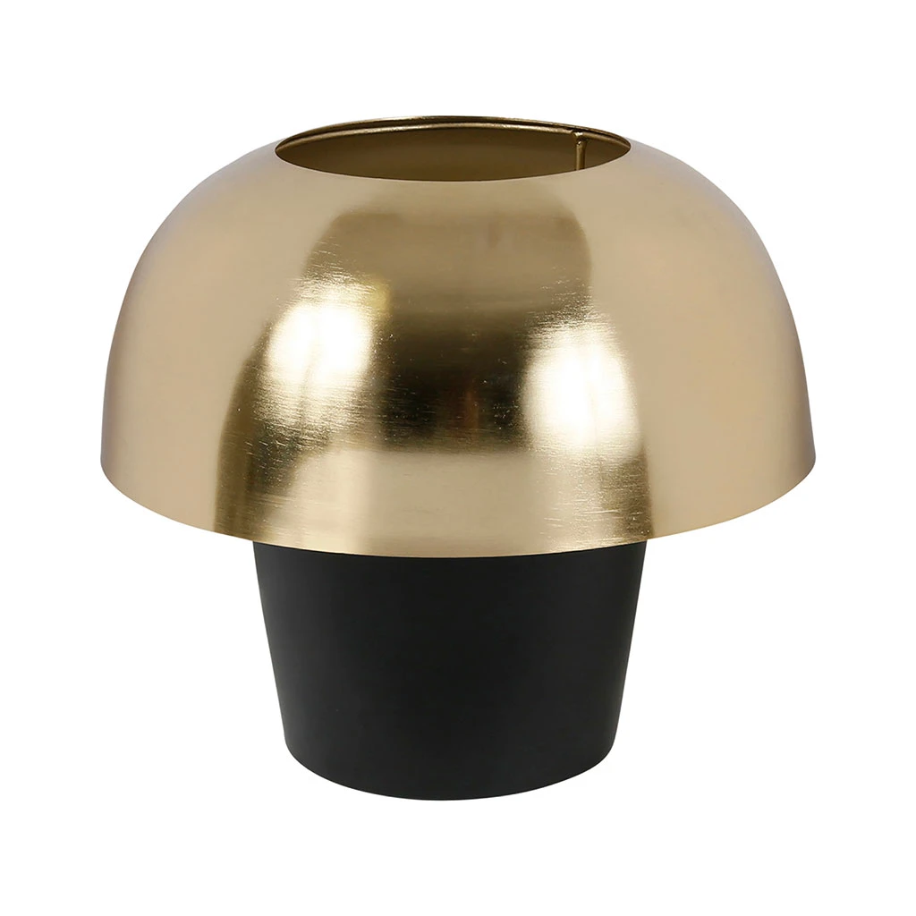 SEMA DESIGN Lampe D'ambiance Champart Doré Et Noir D29Xh26Cm 1 SEMA DESIGN Lampe D'ambiance Champart Doré Et Noir D29Xh26Cm