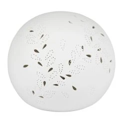 SEMA DESIGN Lampe Boule En Porcelaine Blanc - Lierre