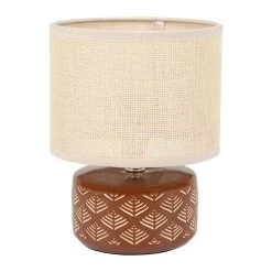 SEMA DESIGN Lampe Graphique Brun D12cm