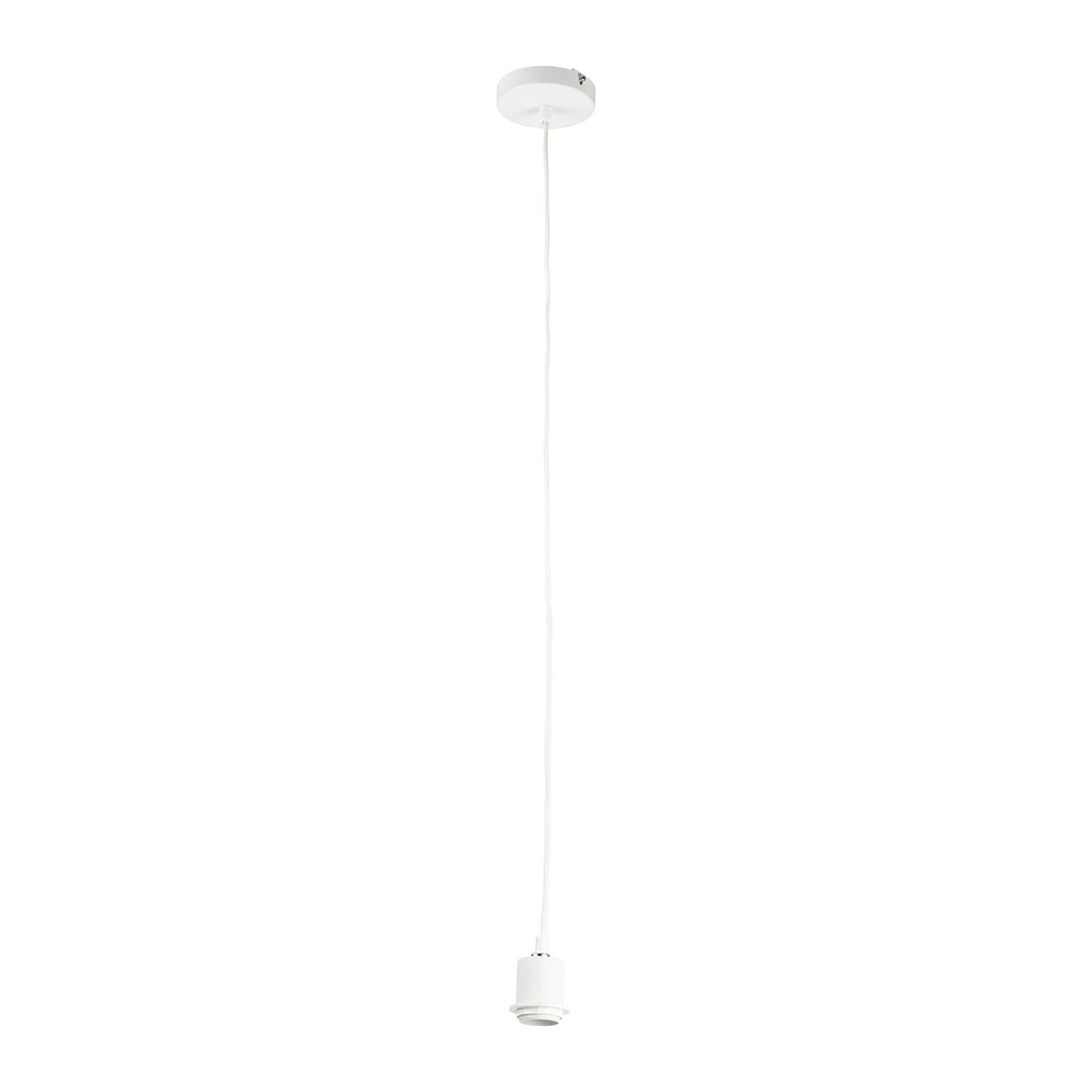 SEMA DESIGN Cordon éléctrique Textile 1m Blanc -suspensio 1 SEMA DESIGN Cordon éléctrique Textile 1m Blanc -suspensio