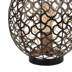 SEMA DESIGN Lampe Lanterne Suro Noir Et Doré D30cm 6 SEMA DESIGN Lampe Lanterne Suro Noir Et Doré D30cm -Market Set Shop 74980 DET02 WEB