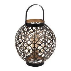 SEMA DESIGN Lampe Lanterne Suro Noir Et Doré D30cm 7 SEMA DESIGN Lampe Lanterne Suro Noir Et Doré D30cm -Market Set Shop 74980 DET03 WEB