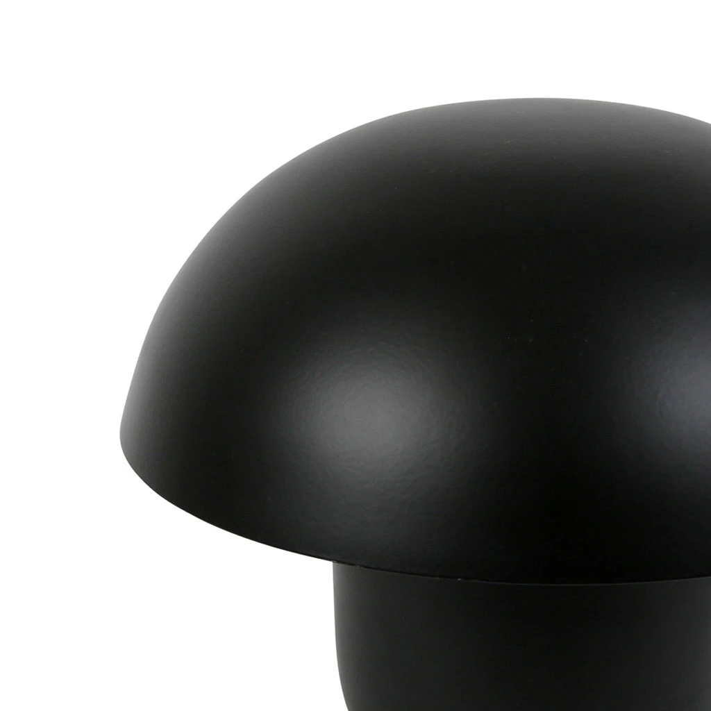 SEMA DESIGN Lampe Champignon Fer H25cm Ambiance Noir Mat - Champart 2 SEMA DESIGN Lampe Champignon Fer H25cm Ambiance Noir Mat - Champart – Image 2