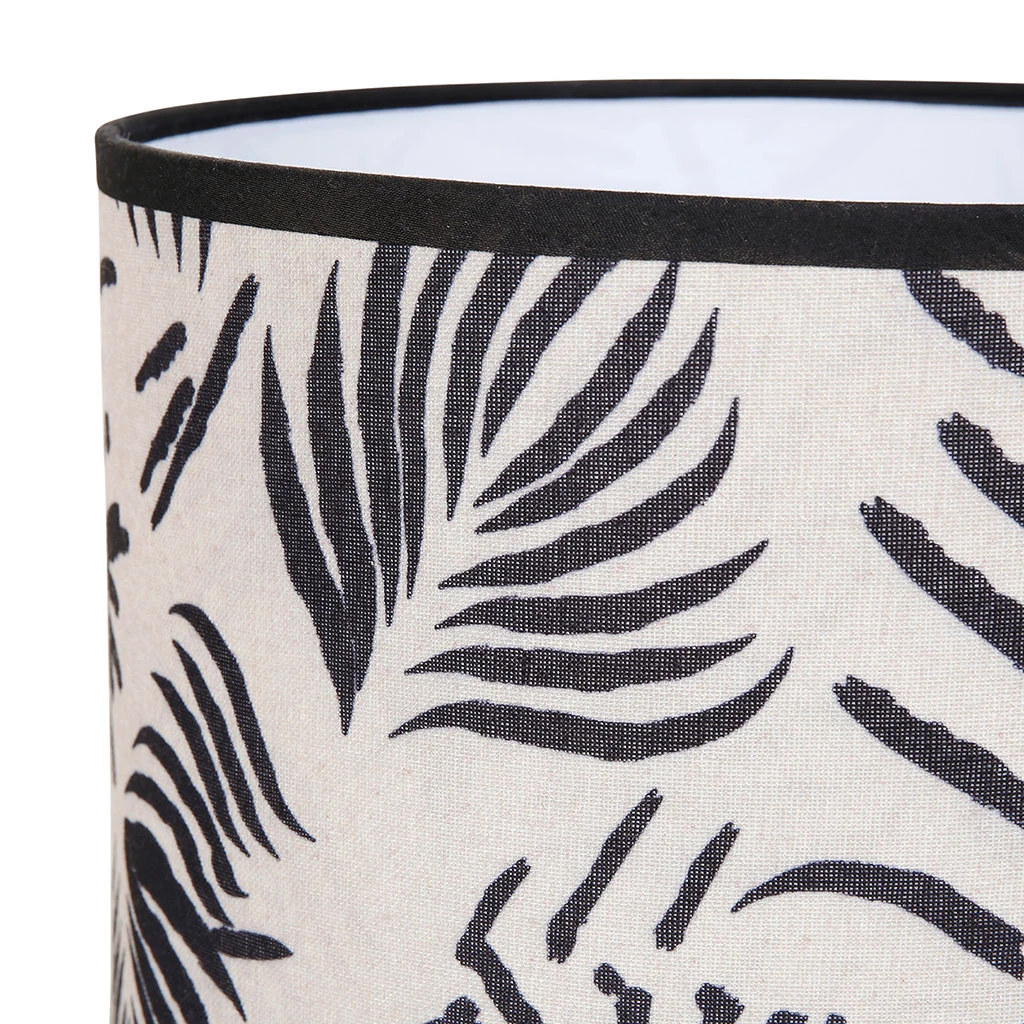 SEMA DESIGN Abat Jour En Lin D30cm Naturel Et Noir - Bronze 4 SEMA DESIGN Abat Jour En Lin D30cm Naturel Et Noir - Bronze – Image 4