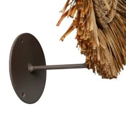 SEMA DESIGN Applique Non Electrique En Raphia D25cm Naturel Foncé - Cuzco -Market Set Shop 75722 DET02 WEB