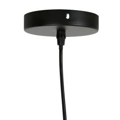 SEMA DESIGN Suspension En Rotin Et Fer D50cm Noir - Ferline -Market Set Shop 75841 DET03 WEB