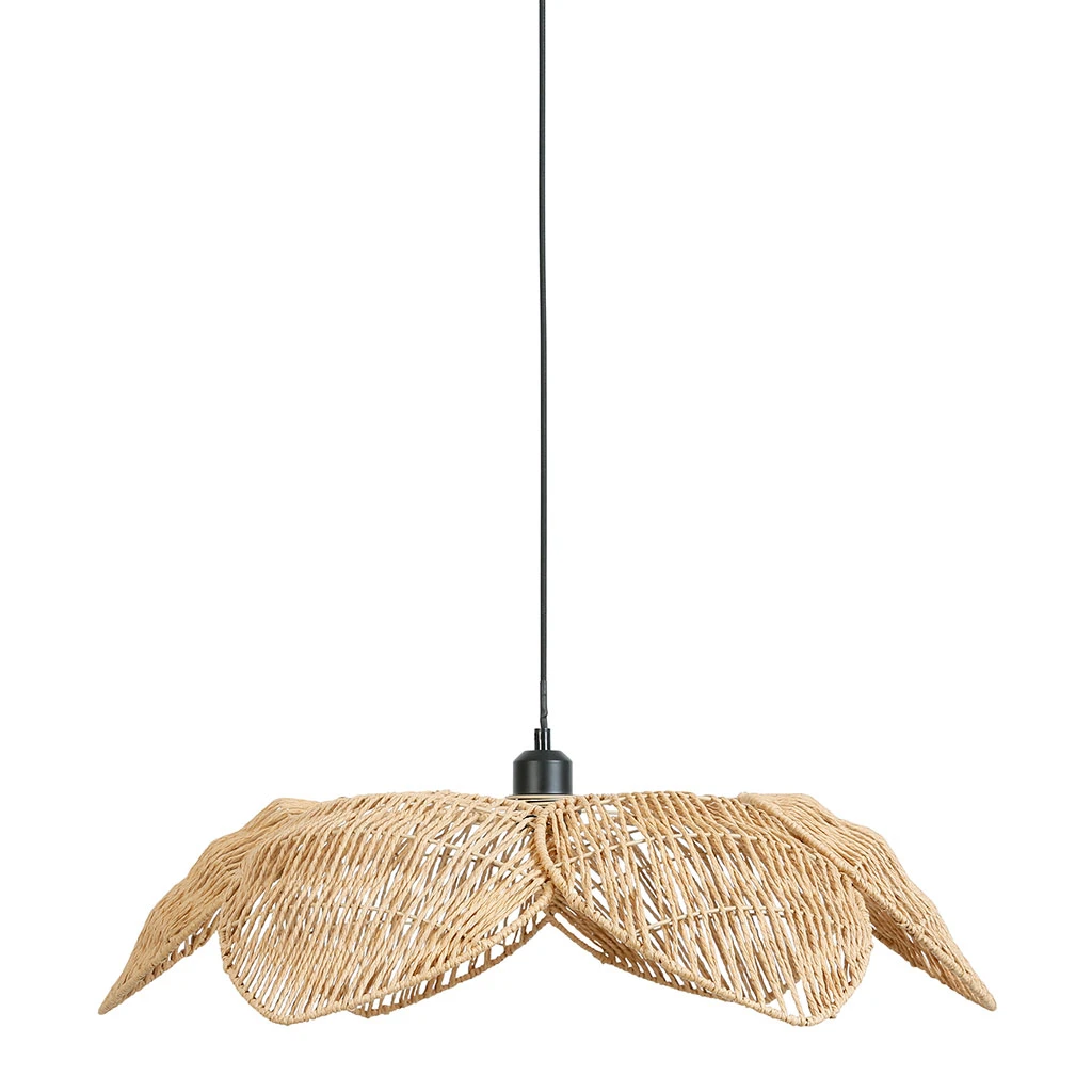 SEMA DESIGN Suspension En Corde De Papaier D69cm Naturel - Calyp 1 SEMA DESIGN Suspension En Corde De Papaier D69cm Naturel - Calyp
