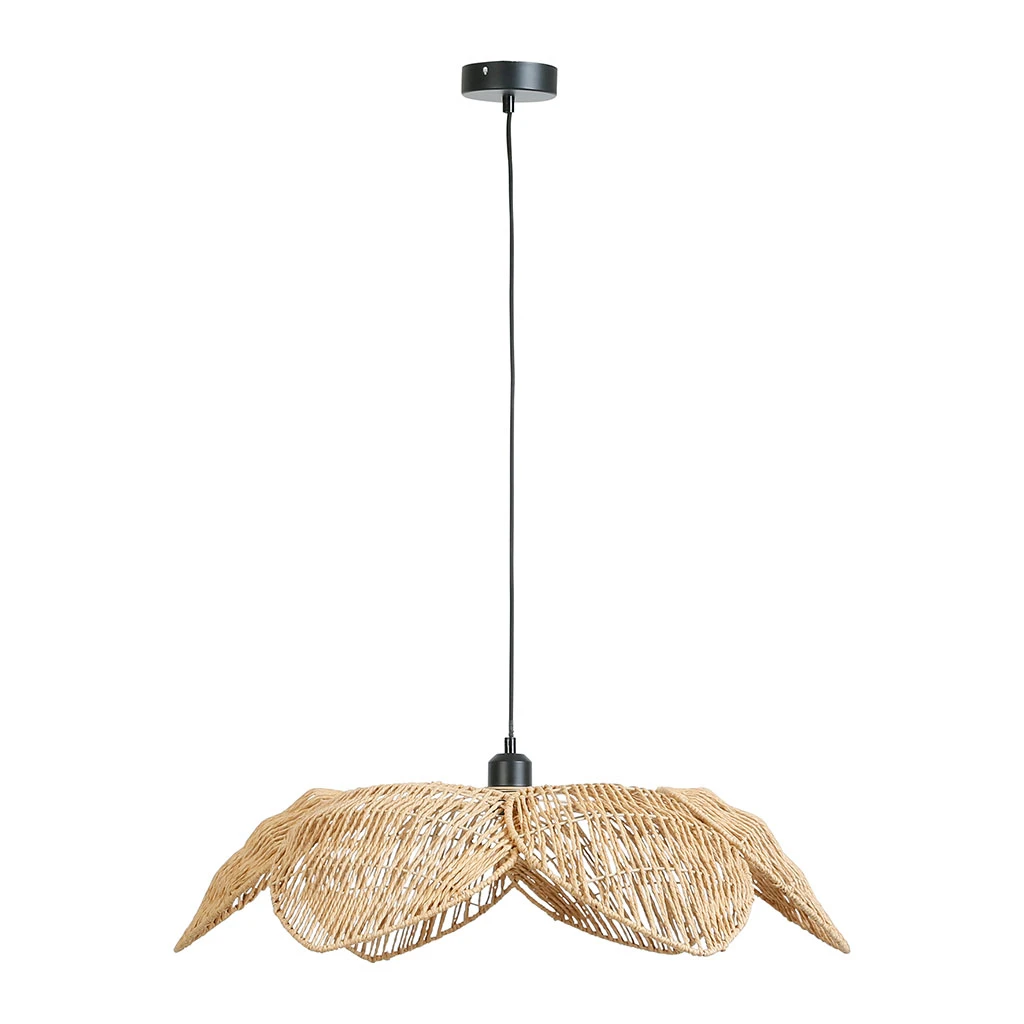 SEMA DESIGN Suspension En Corde De Papaier D69cm Naturel - Calyp 2 SEMA DESIGN Suspension En Corde De Papaier D69cm Naturel - Calyp – Image 2