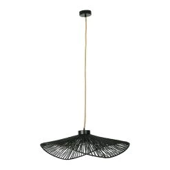 SEMA DESIGN Suspension En Corde De Papier Et Fer D71cm Noir - Calyp 7 SEMA DESIGN Suspension En Corde De Papier Et Fer D71cm Noir - Calyp -Market Set Shop 76268 DET01 WEB