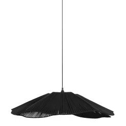 SEMA DESIGN Suspension En Fer Et Coton D77cm Noir - Plaka