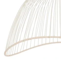 SEMA DESIGN Suspension En Fer Et Rotin H38cm Blanc - Filen -Market Set Shop 76699 DET02 WEB