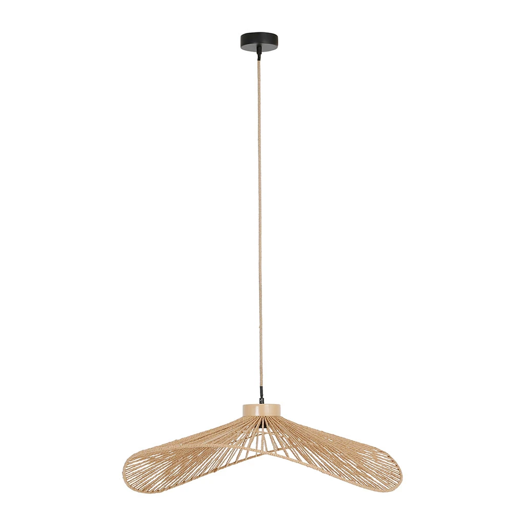 SEMA DESIGN Suspension En Corde De Papier L71cm Naturel - Calyp 2 SEMA DESIGN Suspension En Corde De Papier L71cm Naturel - Calyp – Image 2