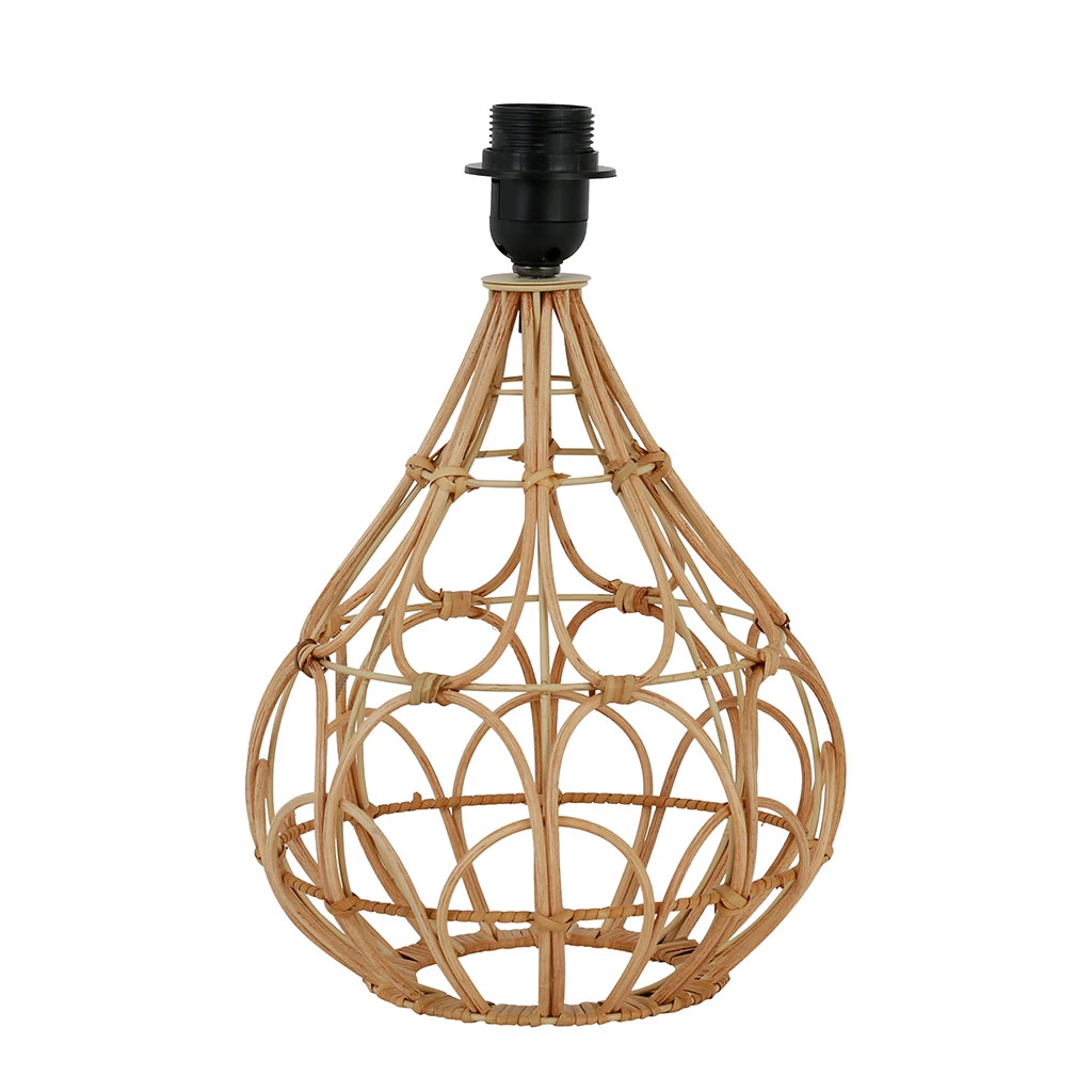SEMA DESIGN Pied De Lampe Rond En Rotin H33cm Naturel - Brasil 1 SEMA DESIGN Pied De Lampe Rond En Rotin H33cm Naturel - Brasil