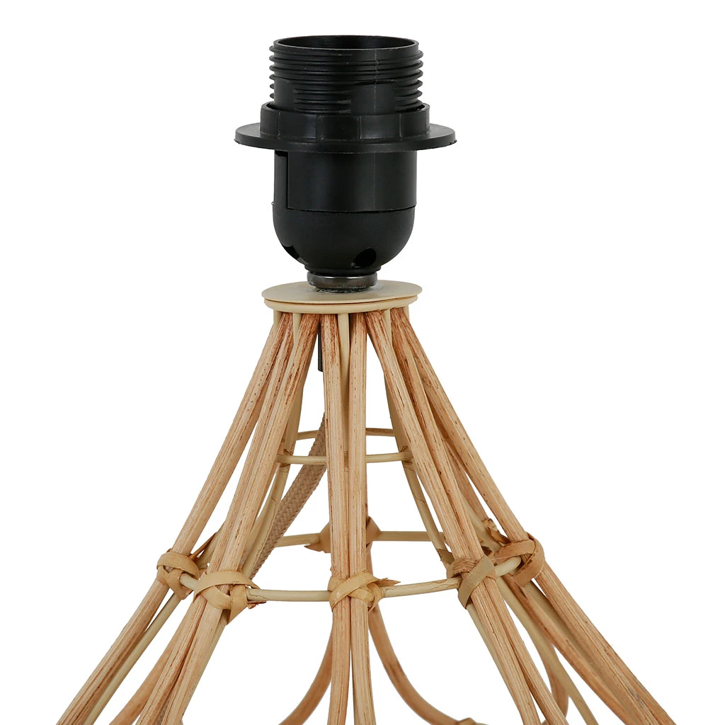 SEMA DESIGN Pied De Lampe Rond En Rotin H33cm Naturel - Brasil 2 SEMA DESIGN Pied De Lampe Rond En Rotin H33cm Naturel - Brasil – Image 2