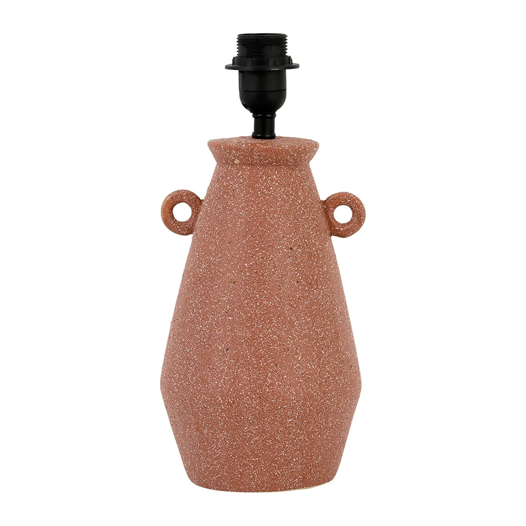 SEMA DESIGN Pied De Lampe En Porcelaine H35cm Terracotta - Terre Brulée 1 SEMA DESIGN Pied De Lampe En Porcelaine H35cm Terracotta - Terre Brulée