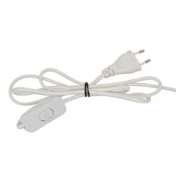 SEMA DESIGN Pied De Lampe Cylindrique En Fer H39cm Blanc - Fenyx -Market Set Shop 76798 DET03 WEB