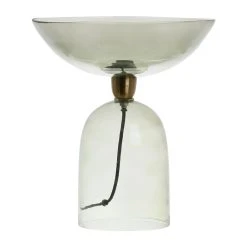 SEMA DESIGN Lampe Ronde En Verre H33.5cm Vert - Champart