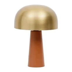 SEMA DESIGN Lampe En Fer H36cm Terracotta Et Doré - Champart