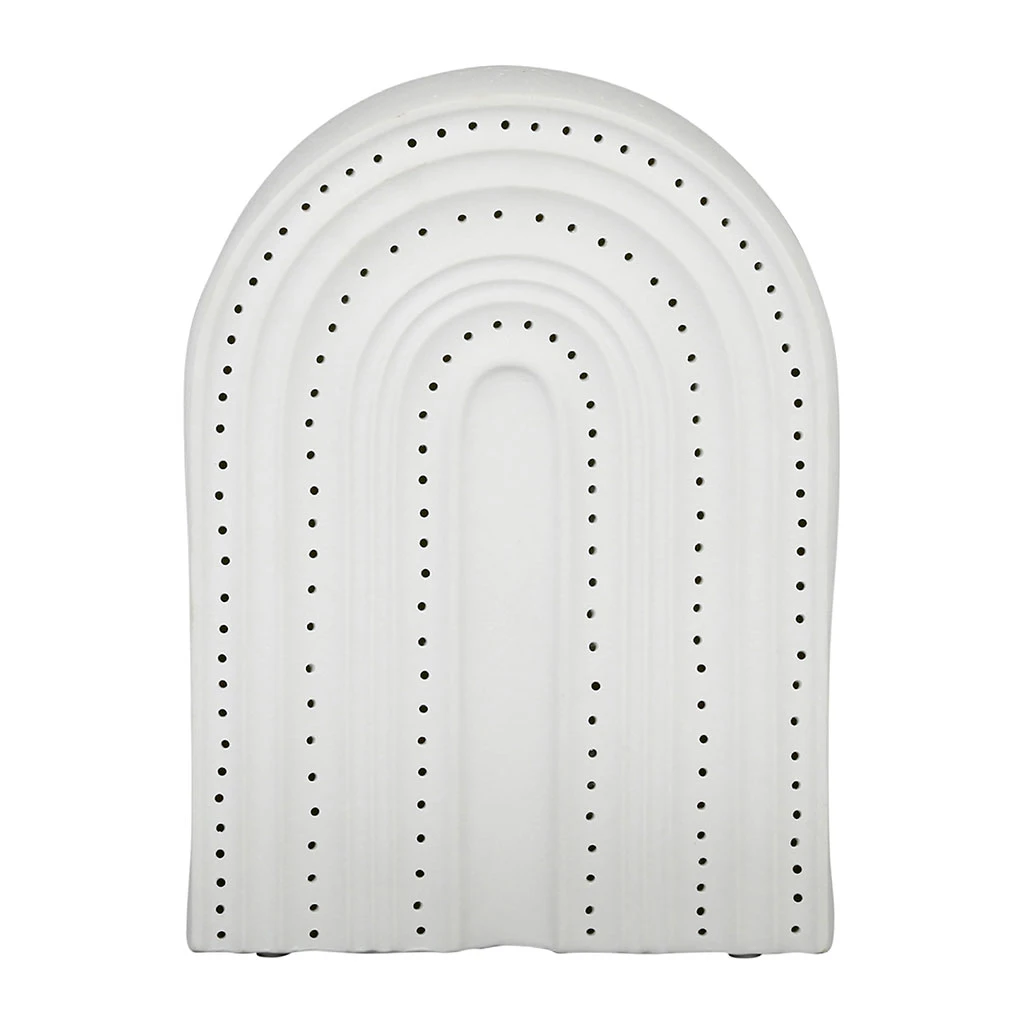 SEMA DESIGN Lampe Arc-en-ciel Blanc En Porcelaine - Blue Sand 1 SEMA DESIGN Lampe Arc-en-ciel Blanc En Porcelaine - Blue Sand