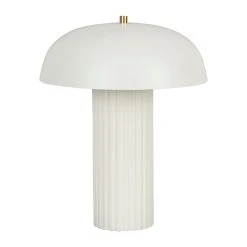 SEMA DESIGN Lampe Champignon Vintage En Fer H38cm Blanc - Arty