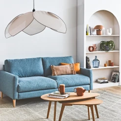 SEMA DESIGN Suspension En Tissu Et Fer D70cm Naturel - Japandi -Market Set Shop c0b00 suspension petale japandi