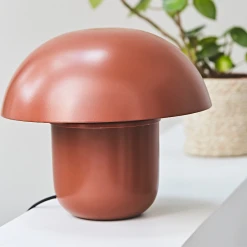 SEMA DESIGN Lampe Champignon Fer H25cm Ambiance Brun Foncé - Champart -Market Set Shop e3ba4 lampe champignon marron