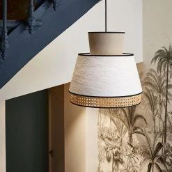 Market Set Suspension En Lin Lavé Et Cannage H37.5cm Nude - Singapour 8 Market Set Suspension En Lin Lavé Et Cannage H37.5cm Nude - Singapour -Market Set Shop e6c85 623123 frn03 web